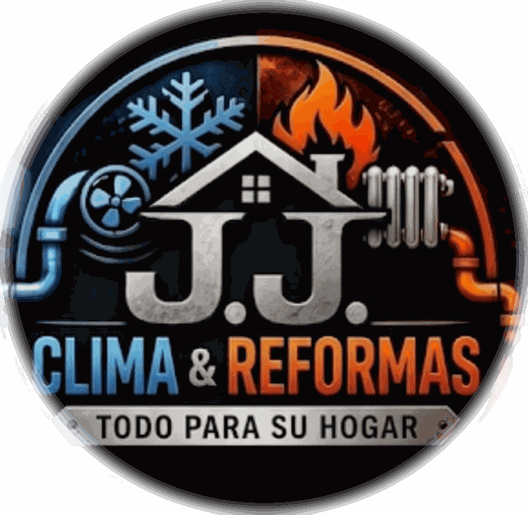 Sello de J.J. Clima&Reformas: clima y reformas, todo para su hogar